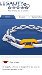 Mobile Screenshot of legalitysoftware.com
